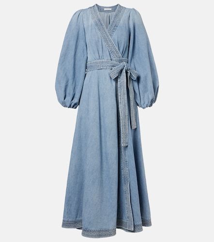 Robe portefeuille Indra en coton - Zimmermann - Modalova