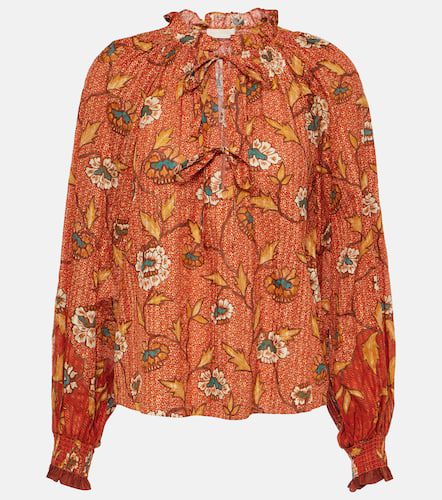 Blouse Kaitlyn en coton mélangé à fleurs - Ulla Johnson - Modalova