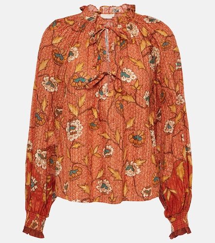 Blouse Kaitlyn en coton mélangé à motif floral - Ulla Johnson - Modalova