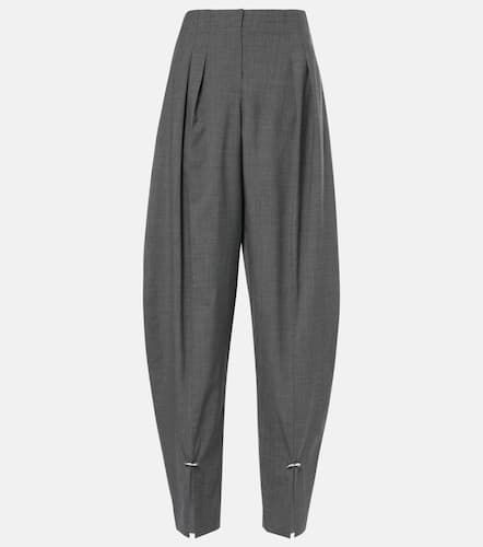 Mugler Pantalon ampple en laine - Mugler - Modalova