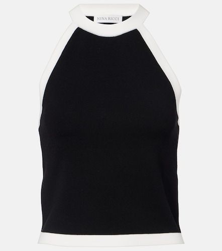 Top à encolure licou en maille côtelée - Nina Ricci - Modalova