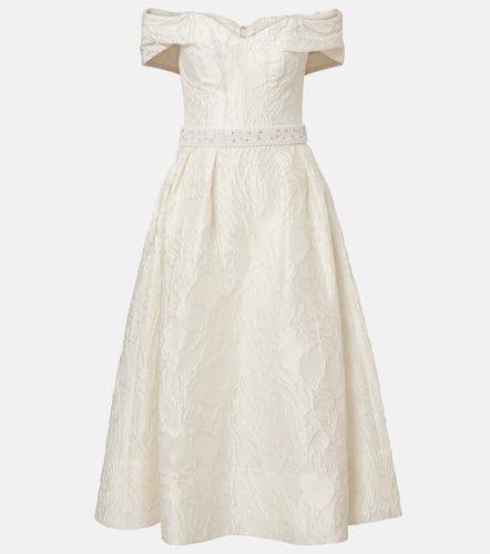 Robe de mariée midi Winslet en jacquard - Rebecca Vallance - Modalova