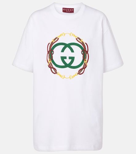 T-shirt Interlocking G en coton - Gucci - Modalova