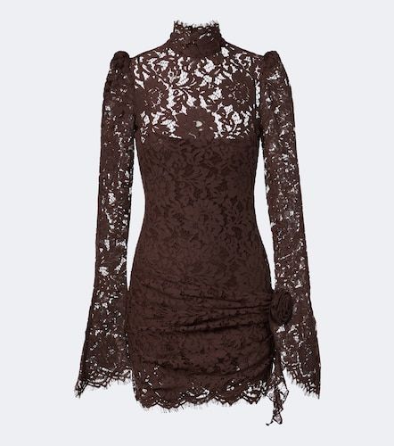 Robe Bodita en coton mélangé et dentelle - De La Vali - Modalova