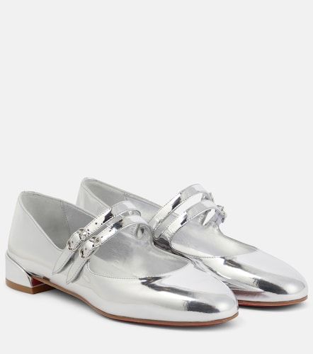 Ballerines Mary Jane Sweet Jane en cuir métallisé - Christian Louboutin - Modalova