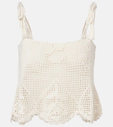Top Rose en crochet de coton - Anna Kosturova - Modalova
