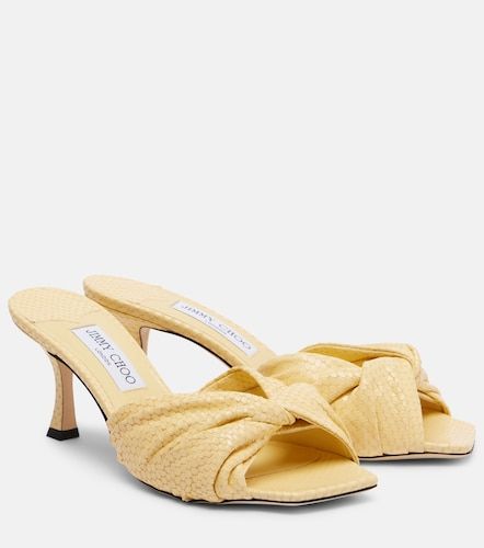 Jimmy Choo Mules Skye Twist en cuir - Jimmy Choo - Modalova
