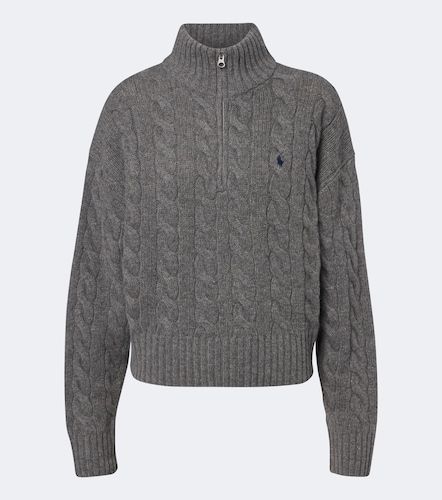 Pull à col zippé en laine et cachemire - Polo Ralph Lauren - Modalova