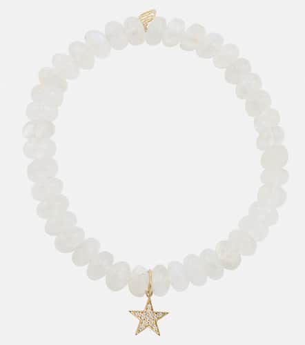 Bracelet Star en or 14 ct, perles et diamants - Sydney Evan - Modalova