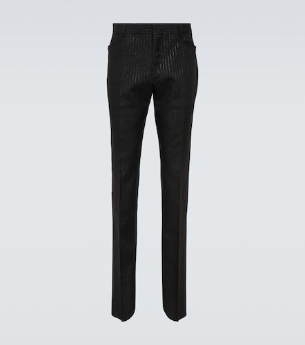 Pantalon slim Atticus en mohair mélangé - Tom Ford - Modalova