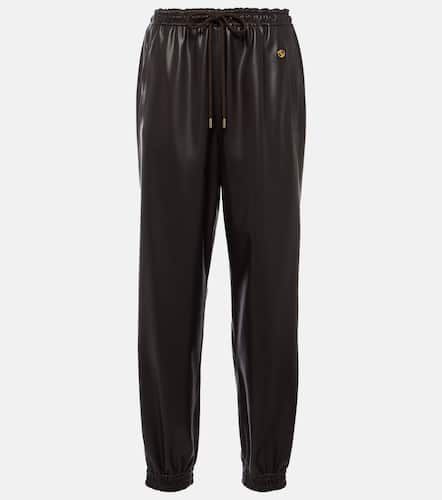 Pantalon de survêtement en cuir synthétique - Stella McCartney - Modalova