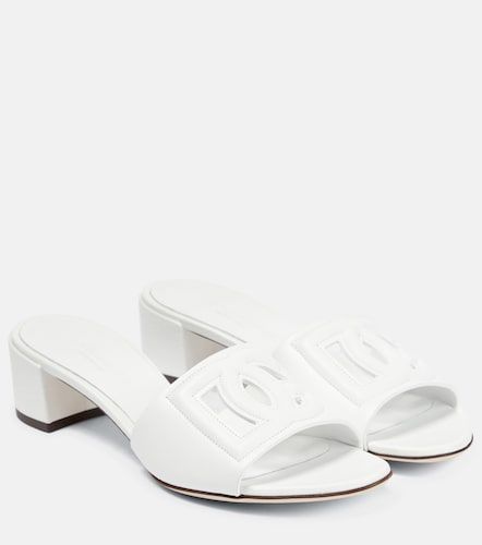 Dolce&Gabbana Mules DG en cuir - Dolce&Gabbana - Modalova