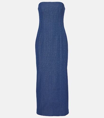 Tove Robe bustier Alba en denim - Tove - Modalova
