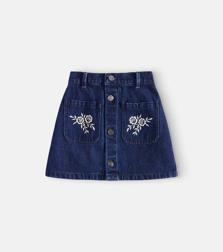 Jupe Danubio en denim brodée - The New Society - Modalova