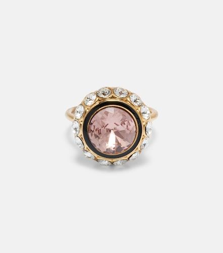 Valentino Bague VLogo à cristaux - Valentino - Modalova