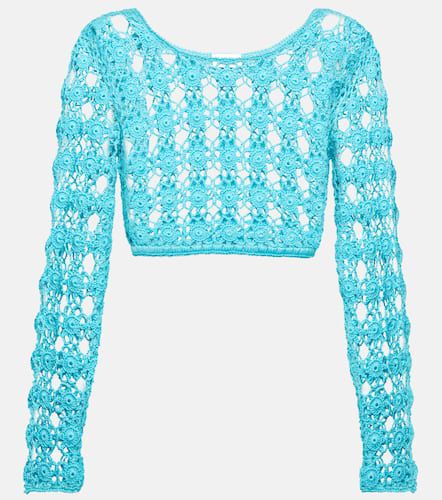 Top raccourci Bella en crochet de coton - Anna Kosturova - Modalova