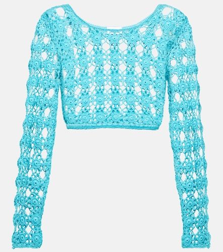 Top raccourci Bella en crochet de coton - Anna Kosturova - Modalova