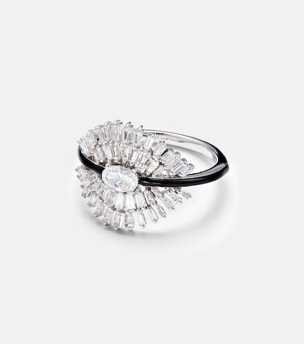 Bague Eyelash en or blanc 18 ct et diamants - Kamyen - Modalova