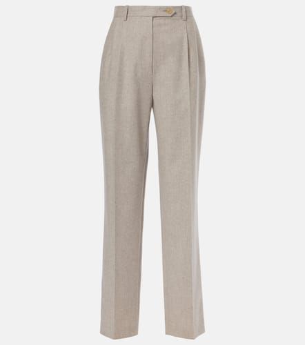 Pantalon droit Norbert en laine et cachemire - The Row - Modalova