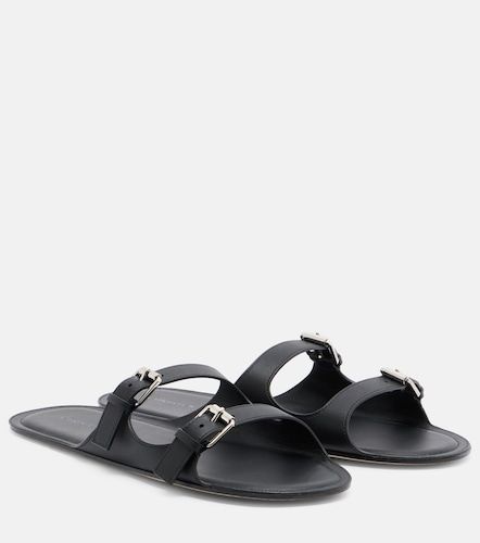 Christen Mules Double Belt en cuir - Christen - Modalova