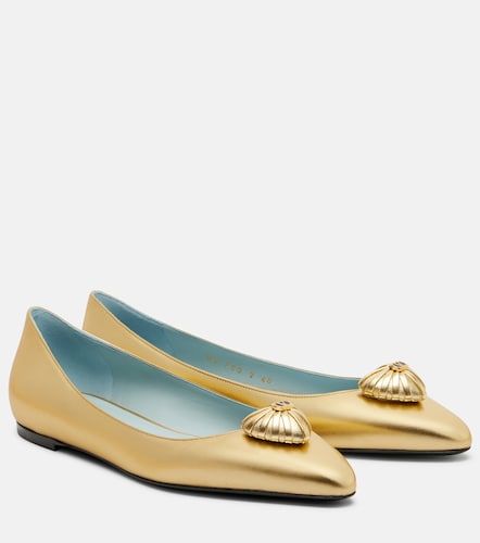 Ballerines Cœur Royal en cuir métallisé - Valentino Garavani - Modalova