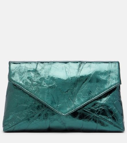 Pochette Medium en cuir métallisé - Dries Van Noten - Modalova