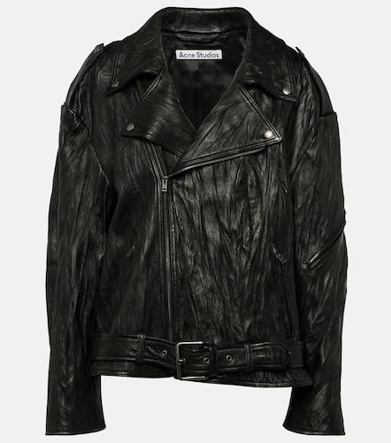 Veste oversize Linor en cuir - Acne Studios - Modalova