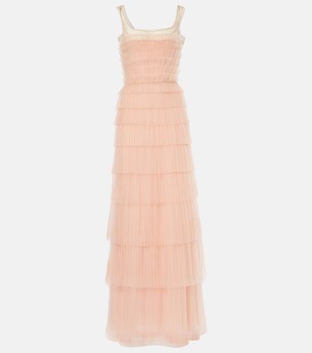 Robe Kali à volants superposés et ornements - Costarellos - Modalova