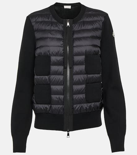 Moncler Cardigan doudoune en laine - Moncler - Modalova