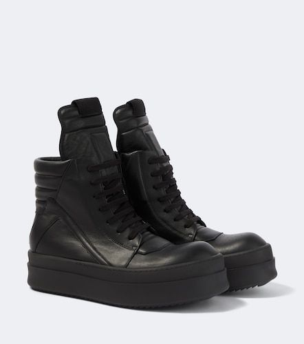 Baskets Mega Bumper Geobasket en cuir - Rick Owens - Modalova