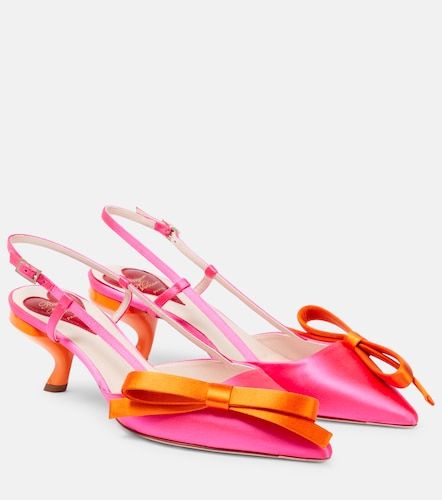 Escarpins Virgule en satin à ornements - Roger Vivier - Modalova