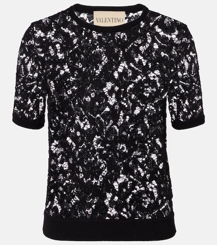 Valentino Top en dentelle à fleurs - Valentino - Modalova