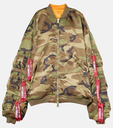 Veste bomber à motif camouflage - Vetements - Modalova