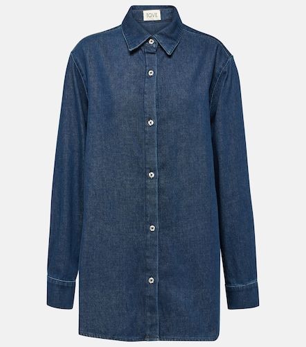 Tove Chemise Navie en denim - Tove - Modalova