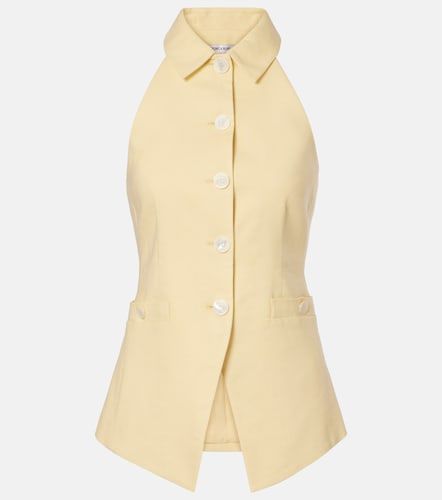 Veste sans manches Orlinda en lin mélangé - Veronica Beard - Modalova
