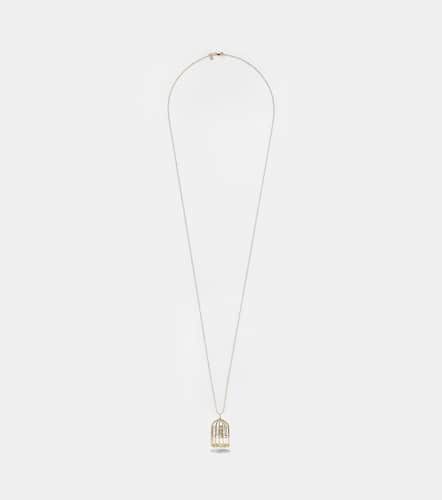 Collier Albert Large en or et blanc 14 ct et diamants - Sydney Evan - Modalova