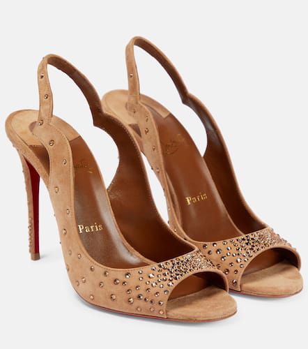 Sandales Nudes Degrachick en daim - Christian Louboutin - Modalova