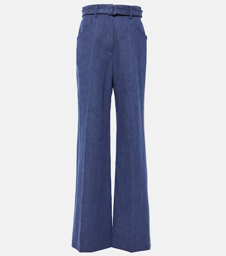 Pantalon ample Norman en coton et lin - Gabriela Hearst - Modalova