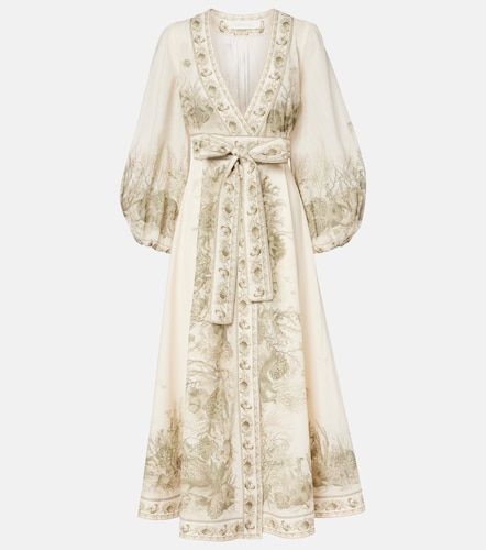 Robe portefeuille Wanderlust en coton - Zimmermann - Modalova