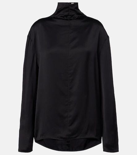 Toteme Top à col roulé en satin - Toteme - Modalova