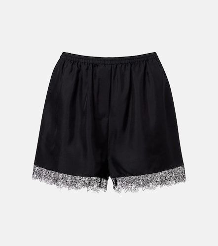 Róhe Short en soie à finitions en dentelle - Rohe - Modalova