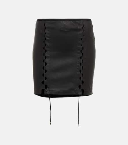 Dion Lee Mini-jupe en cuir - Dion Lee - Modalova