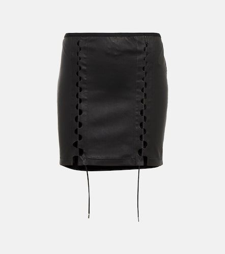 Dion Lee Mini-jupe en cuir - Dion Lee - Modalova