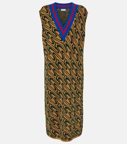 Dries Van Noten Robe midi intarsia - Dries Van Noten - Modalova