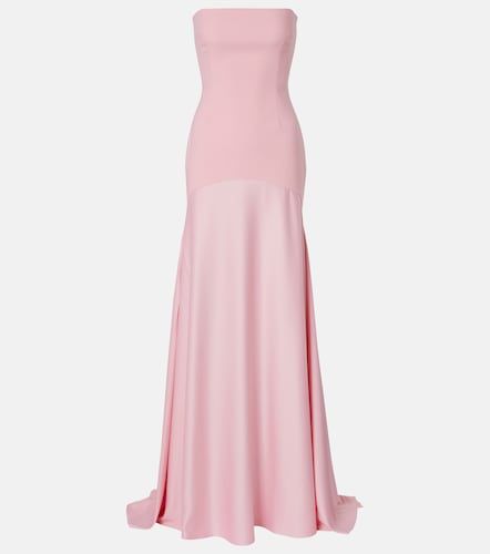 Robe longue Alessandra en satin - Solace London - Modalova