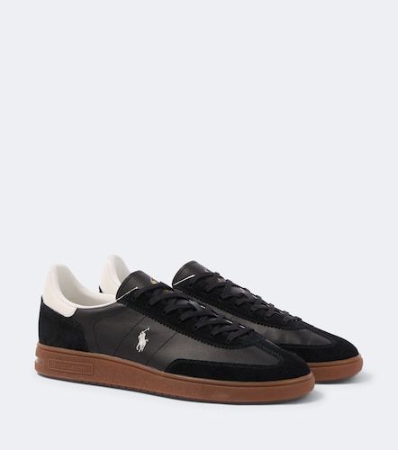 Baskets en cuir et daim - Polo Ralph Lauren - Modalova