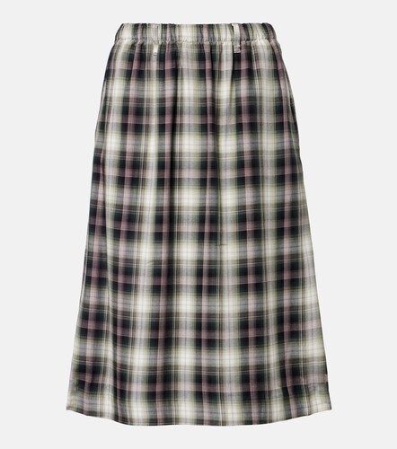 Jupe midi Izetta à carreaux - Acne Studios - Modalova