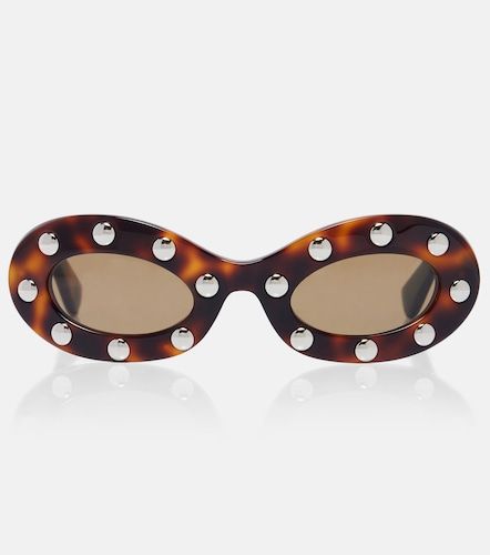 Lunettes de soleil VLogo ovales - Valentino - Modalova