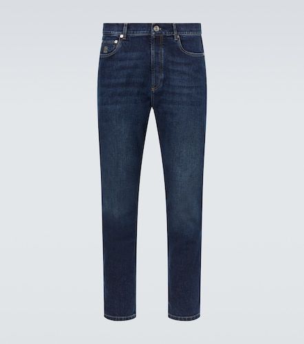 Jean slim à taille mi-haute - Brunello Cucinelli - Modalova