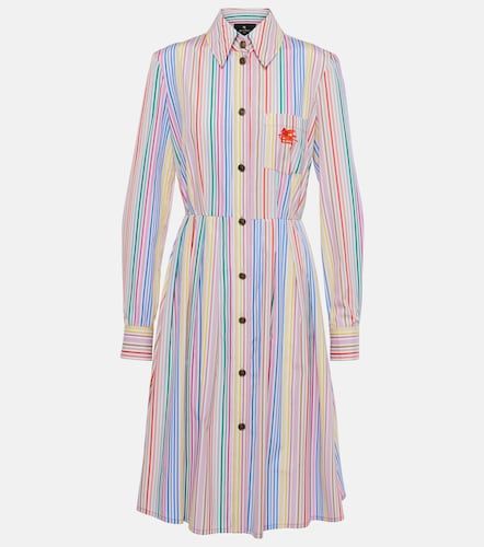 Robe-chemise en coton à rayures - Etro - Modalova
